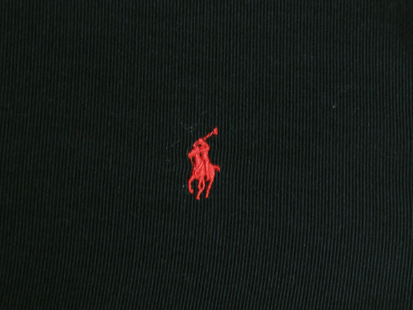 ポロ ラルフローレン 細畝 コーデュロイ 長袖 シャツ メンズ L CLASSIC FIT コットン ワンポイント ポニー 刺繍 カジュアル ブラック 無地