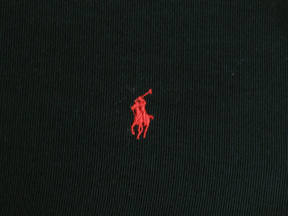 ポロ ラルフローレン 細畝 コーデュロイ 長袖 シャツ メンズ L CLASSIC FIT コットン ワンポイント ポニー 刺繍 カジュアル ブラック 無地