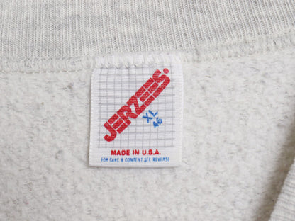 80s USA製 ジャージーズ 無地 スウェット XL 小さめ メンズ M レディース L / ヴィンテージ ブランク ソリッド トレーナー 裏起毛 グレー