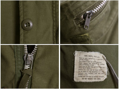 60s 米軍実物 US ARMY M-65 フィールド ジャケット MEDIUM LONG / 69年製 ヴィンテージ ミリタリー ジャンパー ブルゾン 軍物 2nd アルミ