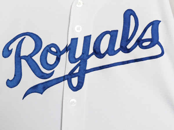 USA製 ロイヤルズ ベースボール シャツ メンズ XL / MLB オフィシャル マジェスティック 大リーグ ユニフォーム ゲームシャツ 大きいサイズ