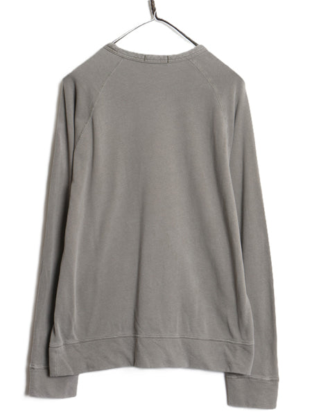 ポロ ラルフローレン スウェット メンズ L 薄手 トレーナー ストレッチ コットン ワンポイント 長袖 Tシャツ ロンT 裏起毛なし カットソー