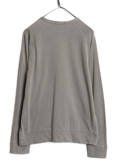 ポロ ラルフローレン スウェット メンズ L 薄手 トレーナー ストレッチ コットン ワンポイント 長袖 Tシャツ ロンT 裏起毛なし カットソー