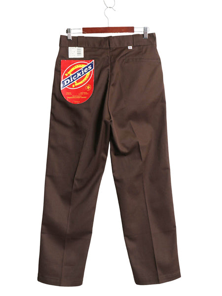 デッドストック 80s USA製 ★ ディッキーズ 874 ワーク チノ パンツ 34 30 / 新品 ヴィンテージ チビタグ スラックス ストレート 廃盤 茶