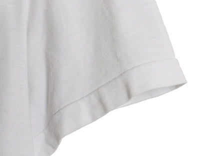 ポロ ラルフローレン プリント 半袖 Tシャツ メンズ L / シングルステッチ コットン カットソー ヨット クラブ シンプル ゆったり ホワイト