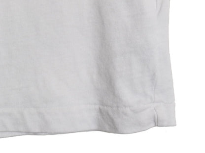 ポロ ラルフローレン プリント 半袖 Tシャツ メンズ L / シングルステッチ コットン カットソー ヨット クラブ シンプル ゆったり ホワイト