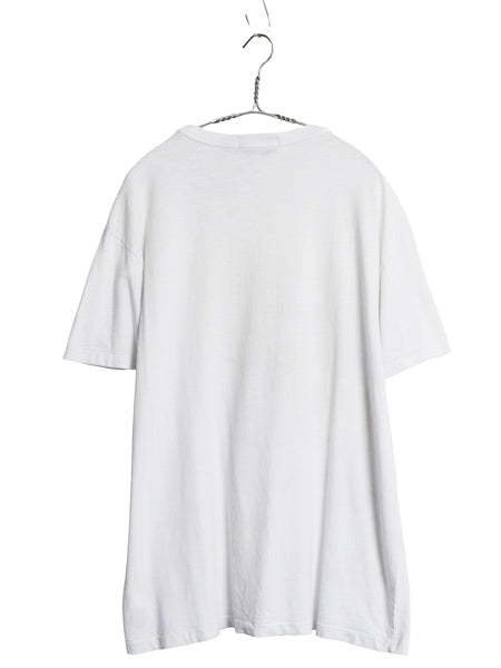 ポロ ラルフローレン プリント 半袖 Tシャツ メンズ L / シングルステッチ コットン カットソー ヨット クラブ シンプル ゆったり ホワイト