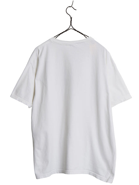 00s ☆ カルバンクライン ジーンズ オーバル ロゴ プリント Tシャツ メンズ M 程 古着 オールド 当時物 CK グラフィック カットソー Y2K 白