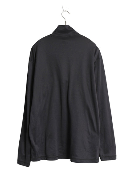 00s USA製 パタゴニア キャプリーン 3 長袖 Tシャツ メンズ L / 05年製 アウトドア ハーフジップ ロンT ハイネック ストレッチ インナー 黒