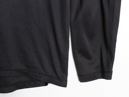 00s USA製 パタゴニア キャプリーン 3 長袖 Tシャツ メンズ L / 05年製 アウトドア ハーフジップ ロンT ハイネック ストレッチ インナー 黒
