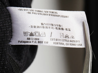 00s USA製 パタゴニア キャプリーン 3 長袖 Tシャツ メンズ L / 05年製 アウトドア ハーフジップ ロンT ハイネック ストレッチ インナー 黒