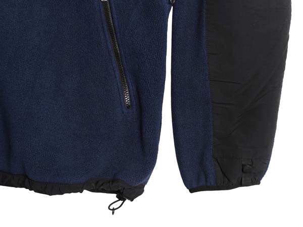 ノースフェイス デナリ ジャケット メンズ XL アウトドア フリース ナイロン ブルゾン ハイネック フルジップ 大きいサイズ ツートン 紺 黒