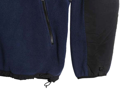 ノースフェイス デナリ ジャケット メンズ XL アウトドア フリース ナイロン ブルゾン ハイネック フルジップ 大きいサイズ ツートン 紺 黒