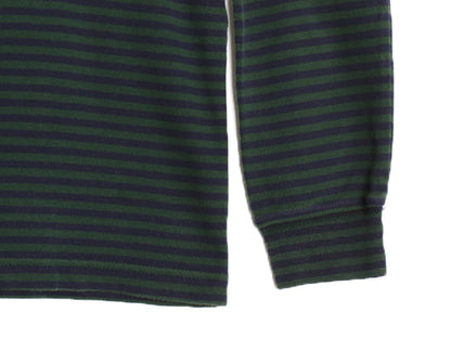 90s ローレン ラルフローレン タートルネック ボーダー 長袖 Tシャツ レディース M 古着 オールド ロンT コットン ストレッチ カットソー 