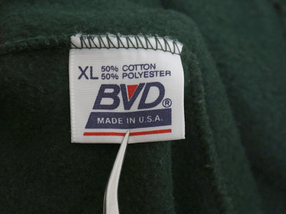 90s USA製 BVD 無地 スウェット パンツ メンズ XL / 古着 オールド ポケット付き 裏起毛 トレーナー イージーパンツ ブランク 大きいサイズ