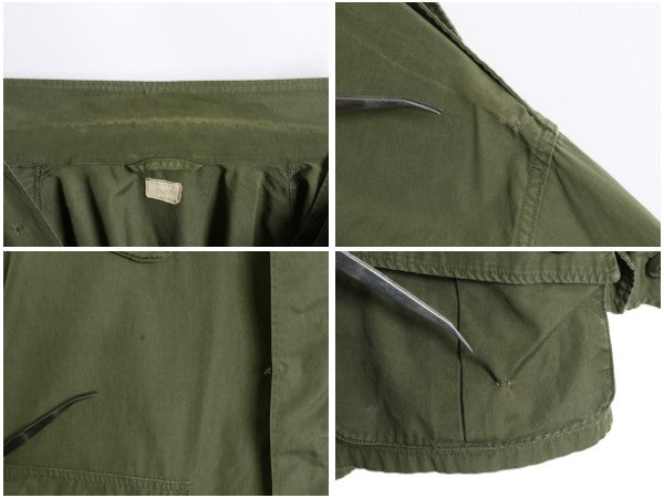 60s 1st ☆ 米軍実物 US ARMY ノンリップ ジャングルファティーグ