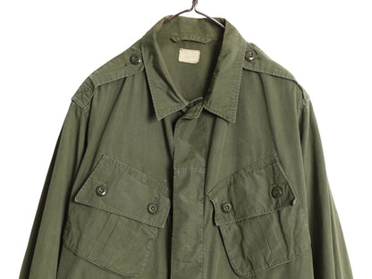 60s 1st ★ 米軍実物 US ARMY ノンリップ ジャングルファティーグ ジャケット MEDIUM REGULAR / ヴィンテージ ミリタリー ファースト 軍物