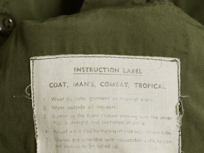 60s 1st ★ 米軍実物 US ARMY ノンリップ ジャングルファティーグ ジャケット MEDIUM REGULAR / ヴィンテージ ミリタリー ファースト 軍物