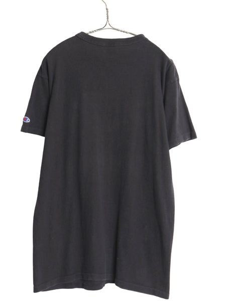 80s USA製 チャンピオン レイダース プリント Tシャツ メンズ L 小さめ M / ヴィンテージ NFL アメフト オフィシャル シングルステッチ 黒