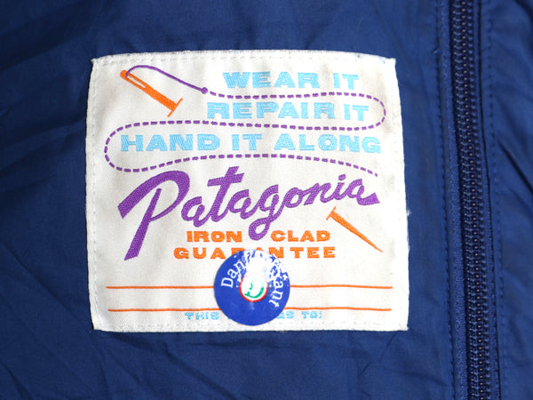 パタゴニア ダウン セーター ジャケット キッズ XXL レディース S 程 古着 22年製 ナイロン フルジップ 600フィル パッカブル マルチカラー