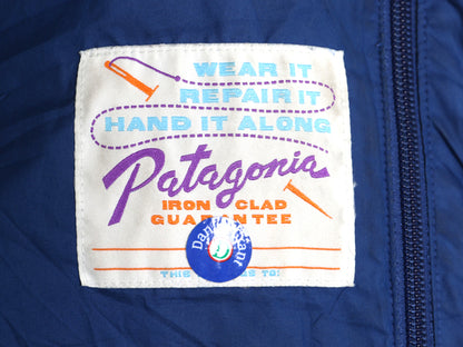 パタゴニア ダウン セーター ジャケット キッズ XXL レディース S 程 古着 22年製 ナイロン フルジップ 600フィル パッカブル マルチカラー