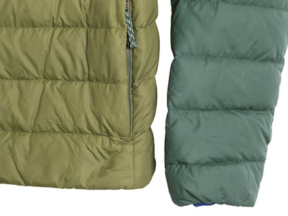 パタゴニア ダウン セーター ジャケット キッズ XXL レディース S 程 古着 22年製 ナイロン フルジップ 600フィル パッカブル マルチカラー