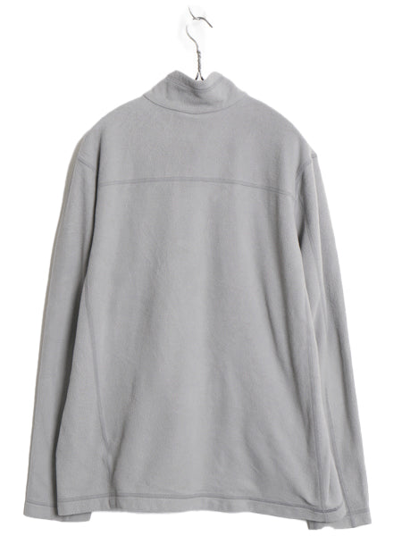 パタゴニア マイクロD ハーフジップ フリース プルオーバー メンズ L / 19年製 アウトドア ロンT 長袖 Tシャツ ハイネック インナー グレー
