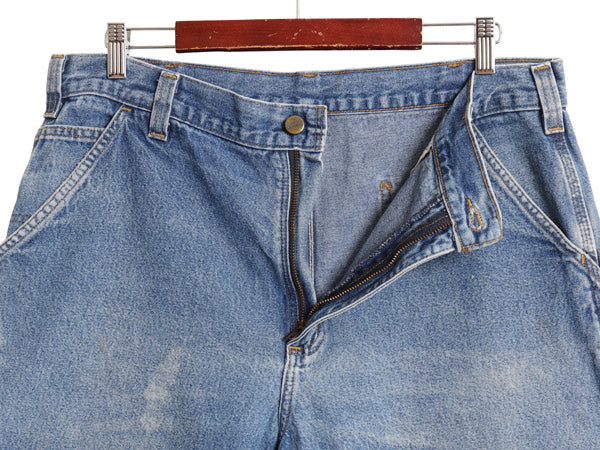 カーハート デニム ペインター ショートパンツ メンズ 37 / ショーツ 短パン ジーンズ ジーパン ワーク コットン ハーフパンツ ヒゲ アタリ