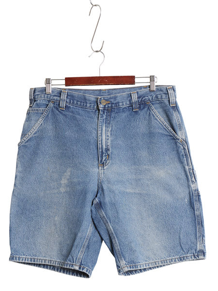 カーハート デニム ペインター ショートパンツ メンズ 37 / ショーツ 短パン ジーンズ ジーパン ワーク コットン ハーフパンツ ヒゲ アタリ