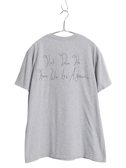 22SS USA製 シュプリーム リル キム フォト サイン プリント Tシャツ メンズ M グラフィック アート イラスト ラッパー ヘビーウェイト 灰