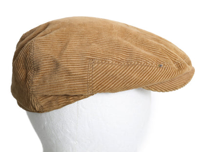 デニム&サプライ ラルフローレン 太畝 コーデュロイ ハンチング キャップ  フリーサイズ 古着  帽子 ポロ キャスケット シンプル ベージュ