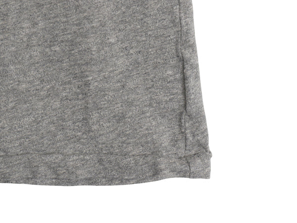 ダブルアールエル ラルフローレン ロゴ ステンシル プリント Tシャツ メンズ L / ポロ ロゴT シングルステッチ カットソー 霜降りグレー