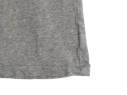 ダブルアールエル ラルフローレン ロゴ ステンシル プリント Tシャツ メンズ L / ポロ ロゴT シングルステッチ カットソー 霜降りグレー
