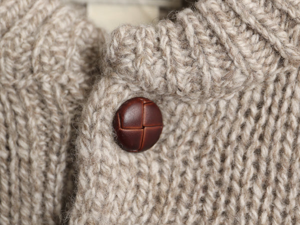 エルエルビーン ヘンリーネック ニット セーター メンズ L / アウトドア ラム ウール モックネック 長袖ニット プルオーバー 無地 ゆったり