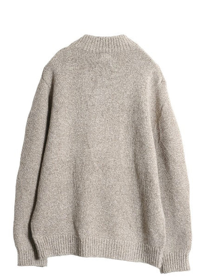 エルエルビーン ヘンリーネック ニット セーター メンズ L / アウトドア ラム ウール モックネック 長袖ニット プルオーバー 無地 ゆったり