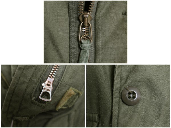 80s 米軍実物 US ARMY M-65 フィールド ジャケット X-SMALL LONG / 80年製 ヴィンテージ ミリタリー 軍物 3rd ブラス ブルゾン ジャンパー