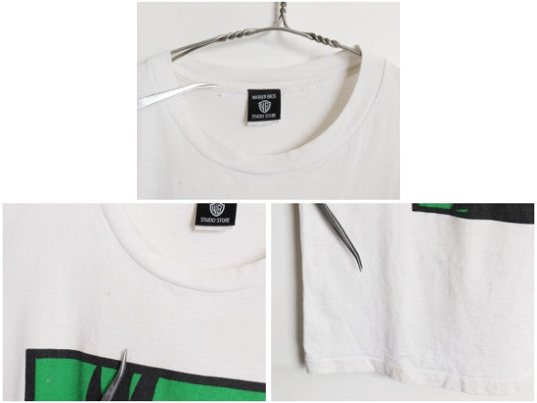 90s USA製 ワーナー ダフィーダック プリント 半袖 Tシャツ メンズ レディース XL / オールド キャラクター シングルステッチ 大きいサイズ