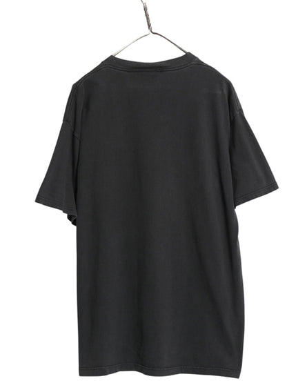 90s ★ ゴジラ 大判 イラスト プリント Tシャツ メンズ L 程/ オールド オフィシャル 当時物 ムービー 映画 キャラクター グラフィック 黒