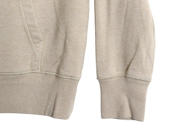 ノースフェイス スウェット フード パーカー レディース М / プルオーバー 裏起毛 トレーナー アウトドア ワンポイント 茶タグ ベージュ