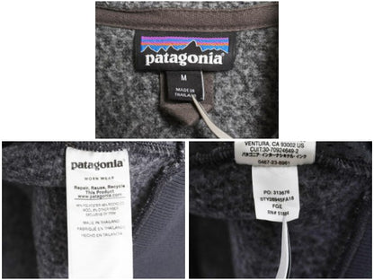 US企画 パタゴニア ウーリエステル フリース ジャケット レディース М 古着 18年製 アウトドア フルジップ ジャンパー ウール ハイネック