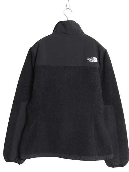 ノースフェイス デナリ ジャケット レディース M / 古着 アウトドア フリース ナイロン フルジップ ブルゾン ハイネック アウター ブラック