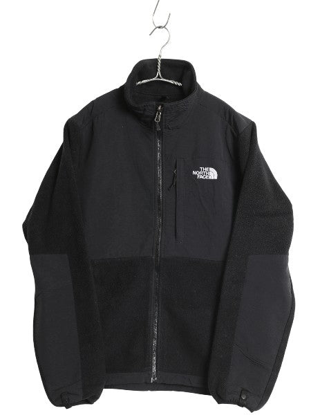 ノースフェイス デナリ ジャケット レディース M / 古着 アウトドア フリース ナイロン フルジップ ブルゾン ハイネック アウター ブラック