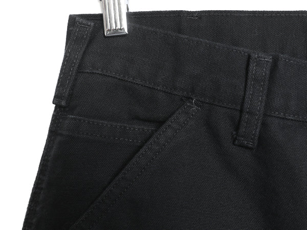 US企画 カーハート ウォッシュド ダック ペインター パンツ メンズ 34 34 / フランネル ライナー付き ストレート ワーク ヘビーウェイト 黒