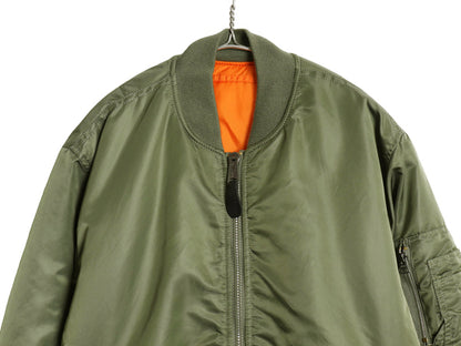 デッドストック ALPHA INDUSTRIES 社製 MA-1 フライト ジャケット メンズ L 民間 中綿 ボンバー ジャンパー ブルゾン アルファ ミリタリー