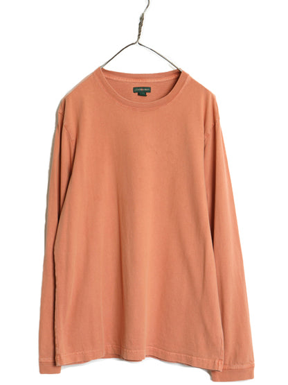 ジェイクルー 無地 長袖 Tシャツ メンズ L / 復刻 巨人タグ ロンT ロングスリーブ カットソー ブランク コットン ヘビーウェイト シンプル