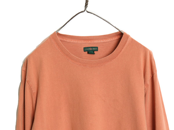 ジェイクルー 無地 長袖 Tシャツ メンズ L / 復刻 巨人タグ ロンT ロングスリーブ カットソー ブランク コットン ヘビーウェイト シンプル