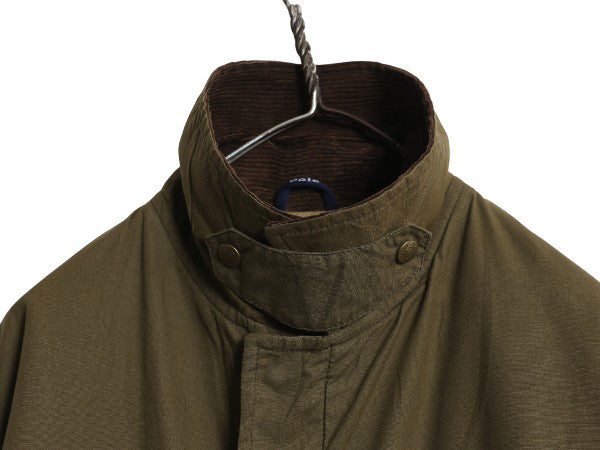 90s ★ ポロ ラルフローレン ハンティング ジャケット メンズ M / オールド カバーオール フィールド コート 中綿 キルティング コットン