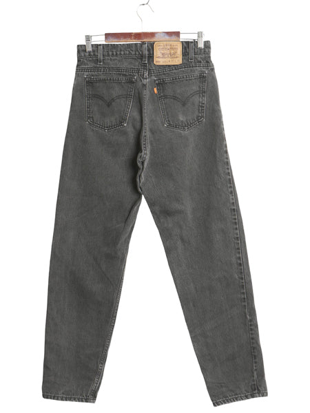 90s リーバイス 550 ブラック デニム パンツ メンズ 32 32 / オールド リラックス フィット テーパード ジーンズ ジーパン 黒 オレンジタブ