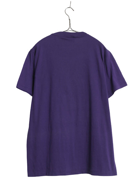 90s USA製 ミッキー プリント Tシャツ メンズ レディース L / 古着 オールド ディズニー オフィシャル キャラクター シングルステッチ 紫
