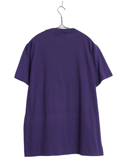 90s USA製 ミッキー プリント Tシャツ メンズ レディース L / 古着 オールド ディズニー オフィシャル キャラクター シングルステッチ 紫